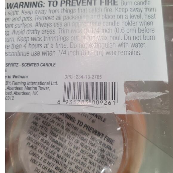 2-PK - 5oz Cocktail Glass Candles – Al Fresco Spritz – Citrus Floral Scent - Picture 7 of 7